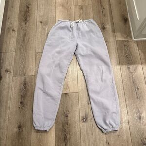 Brandy Melville light blue Fleece Sweatpants